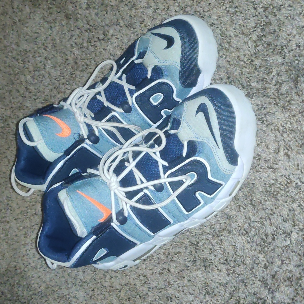 Nike AirMore Uptempos 96 Denim. Size 10.5M